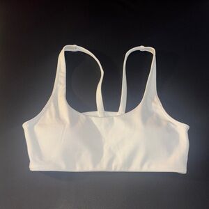 Vuori Classic White Sports Bra
